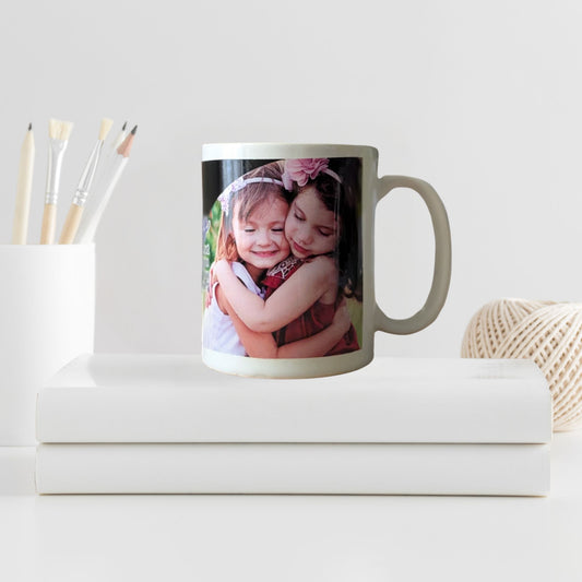 Ceramic Hug Printed Coffee Mugs