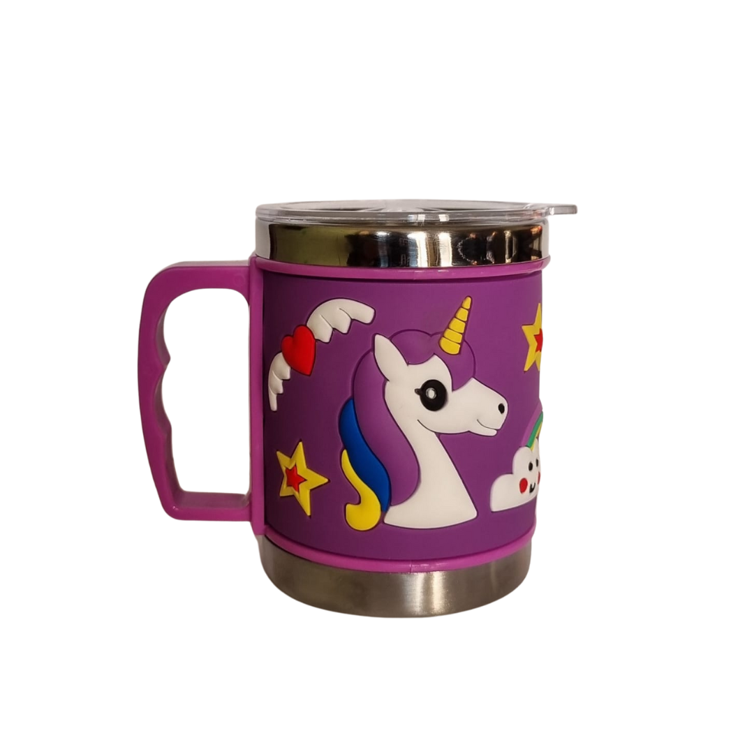 Unicorn Print Kids Stainless Steel Mug