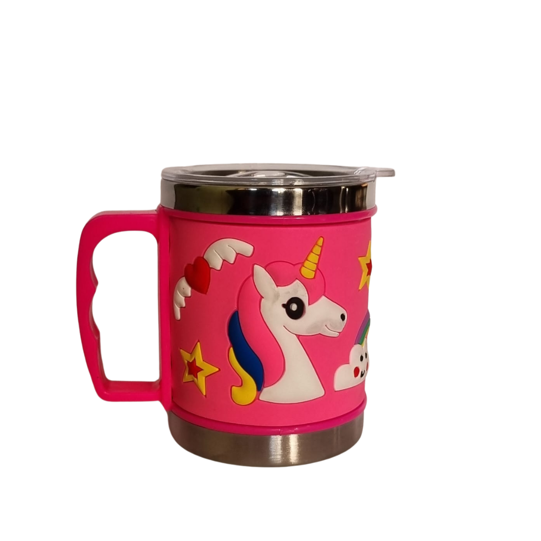 Unicorn Print Kids Stainless Steel Mug