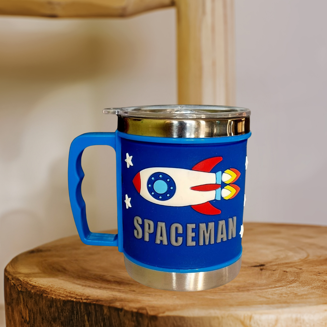 Space Print Kids Stainless Steel Mug