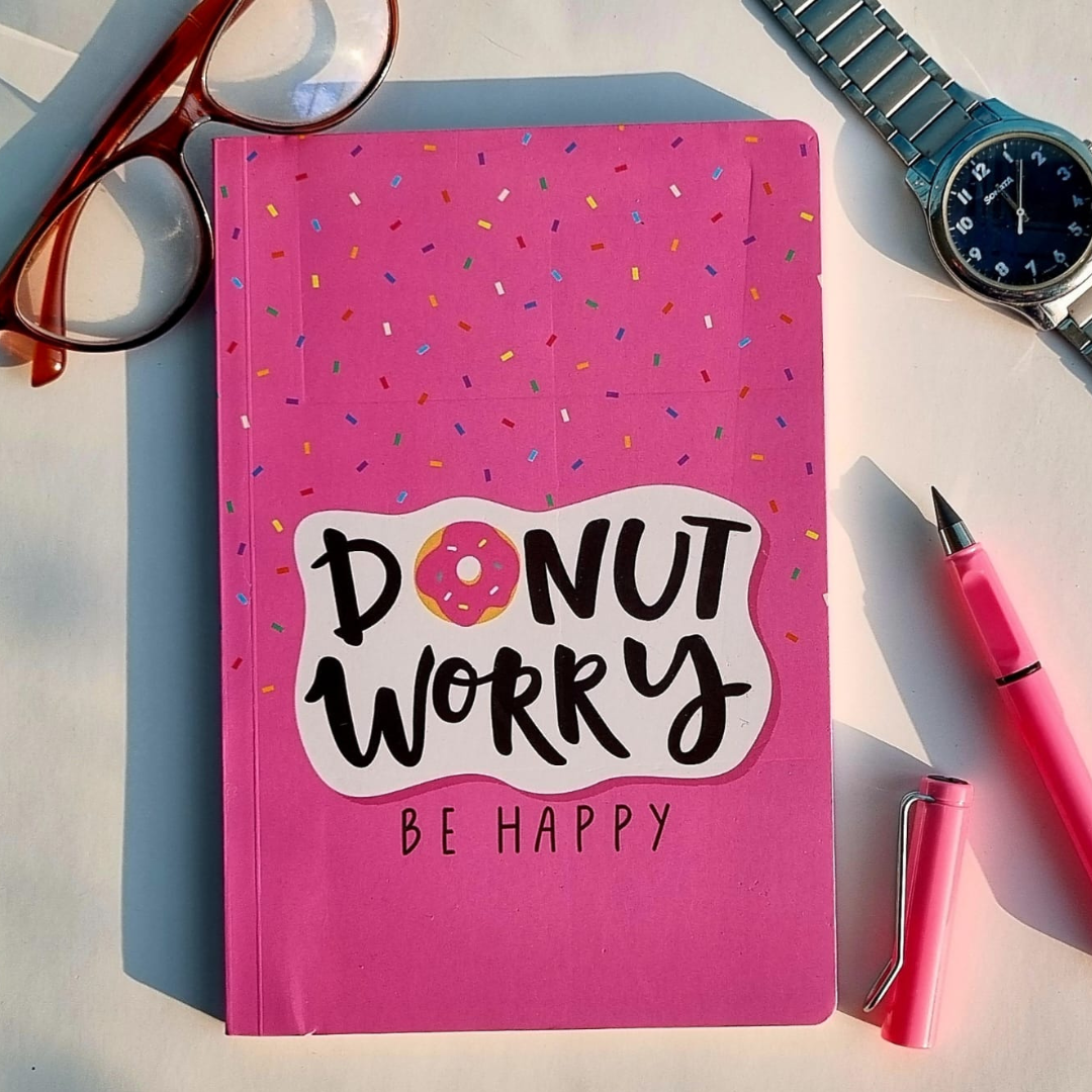 Donut Print Note book