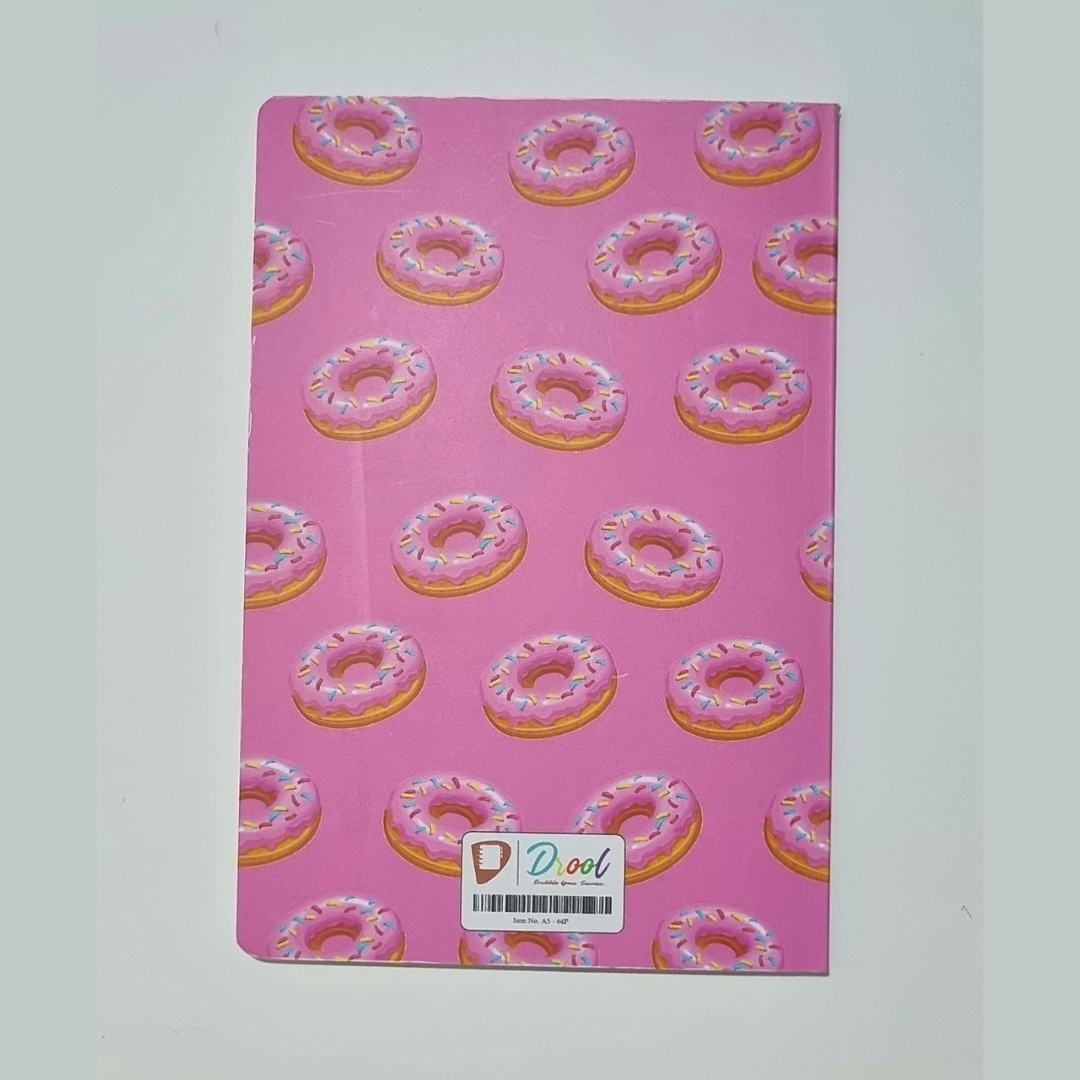 Donut Print Note book