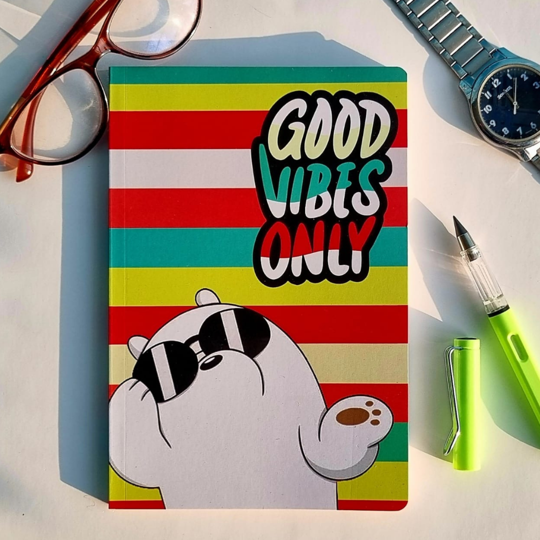 Good Vibes Print Note book