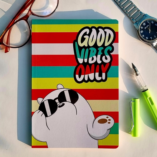 Good Vibes Print Note book