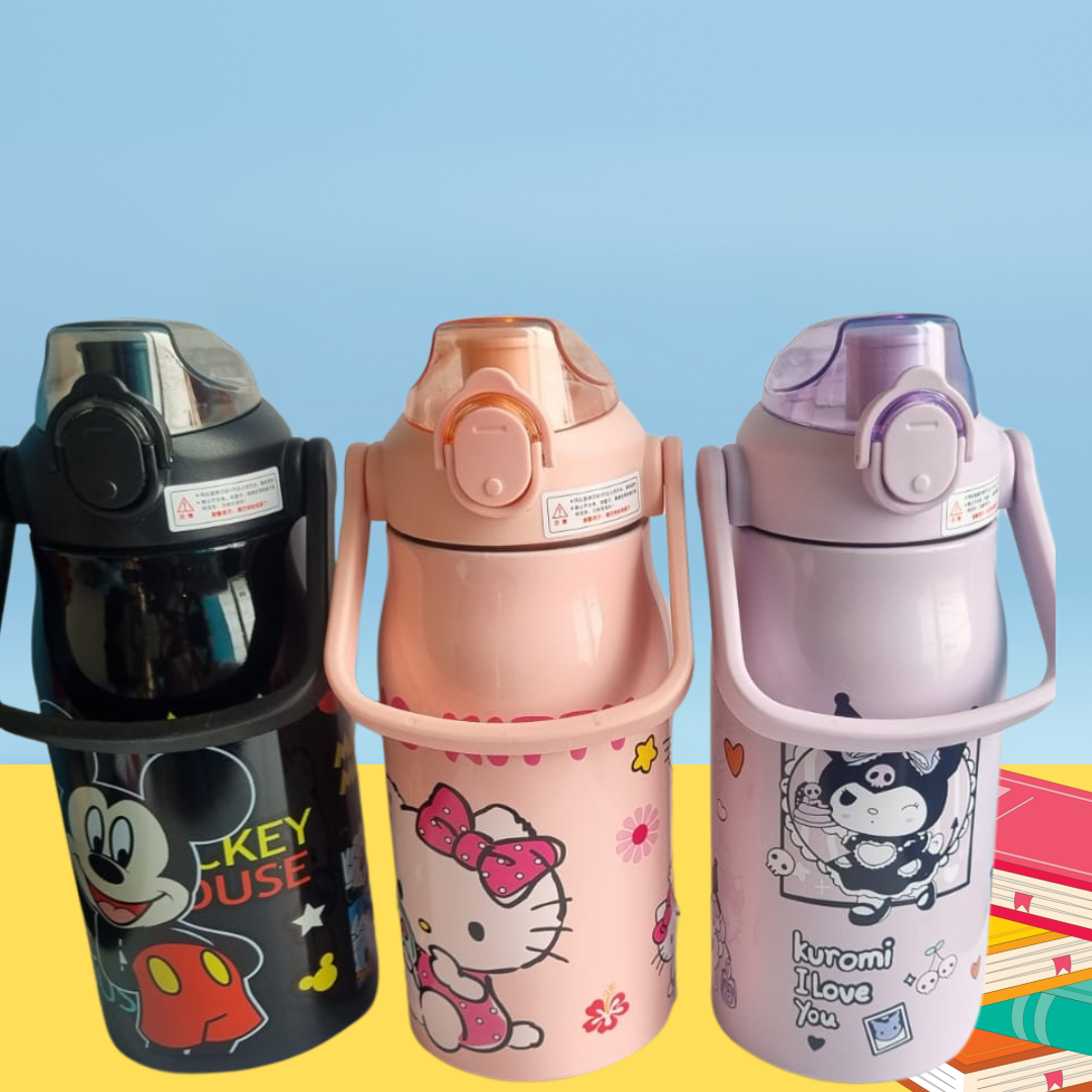 Hello Kitty Print Insulated  Bottle (1000ml)