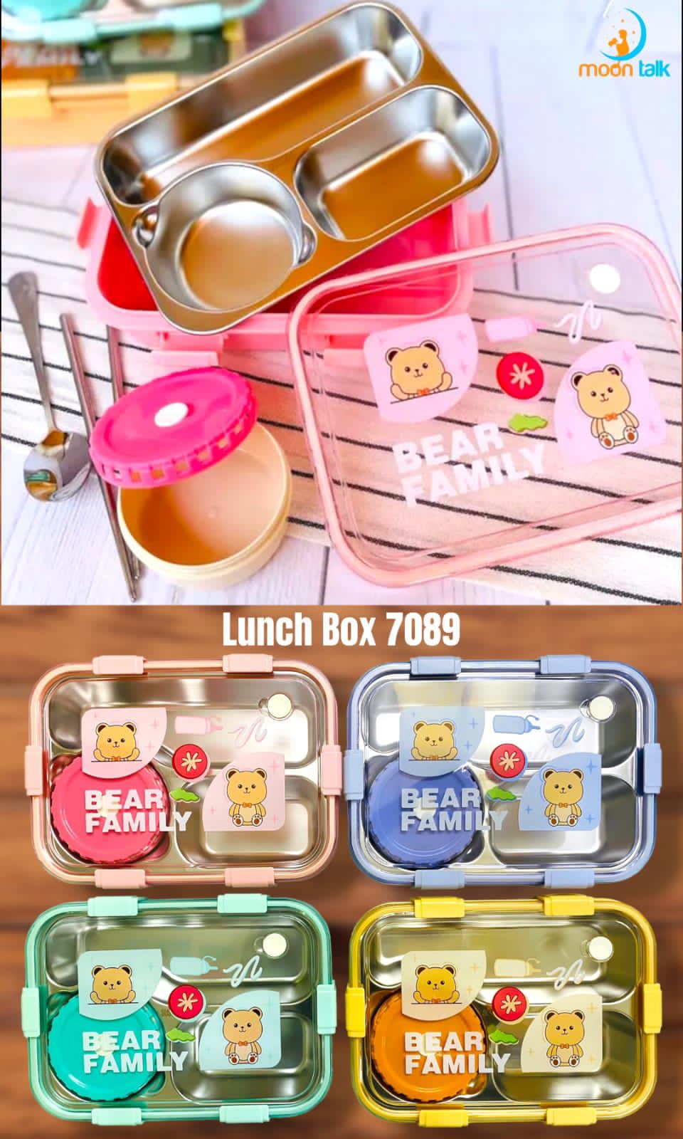 Bear Family Bento Lunch Box