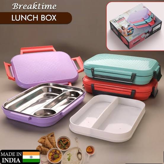 Aqua Stainless Lunch Box