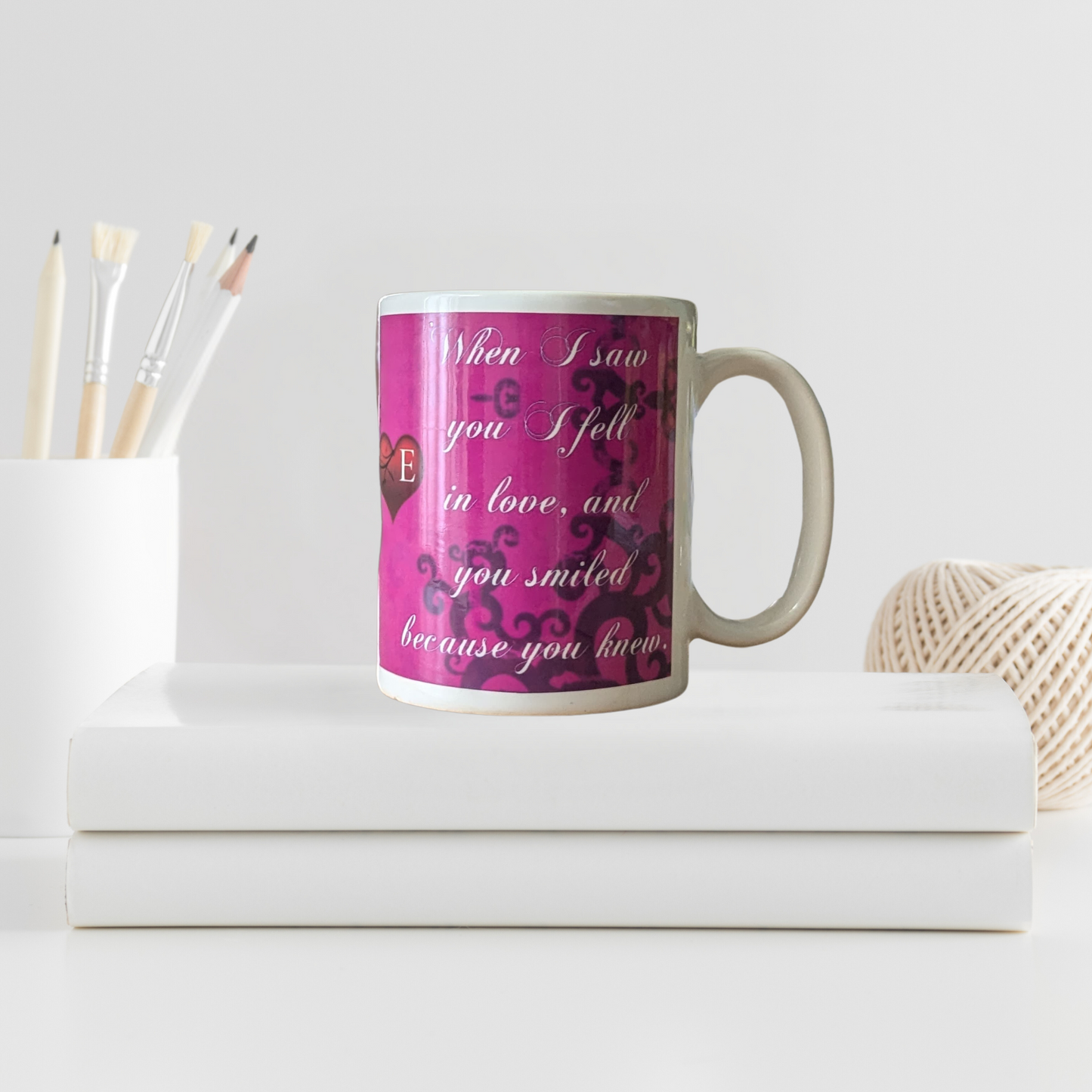 Ceramic Love Printed Coffee Mugs